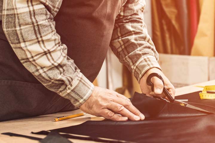 leather goods processing